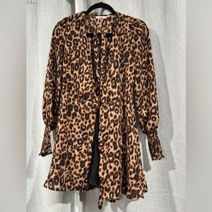 Miami Leopard Print Women's Top